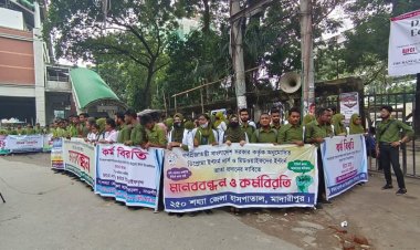 ভাতার দাবিতে ইন্টার্ন নার্স ও মিডওয়াইফদের কর্মবিরতি চলছে