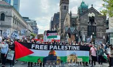 ইসরায়েলি হামলার প্রতিবাদে যুক্তরাষ্ট্রে বিক্ষোভ