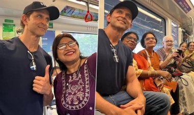 হৃতিককে মেট্রোতে পেয়ে যা করলেন ভক্তরা