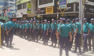 বিএনপির সমাবেশ ঘিরে পুলিশের নিশ্ছিদ্র নিরাপত্তা