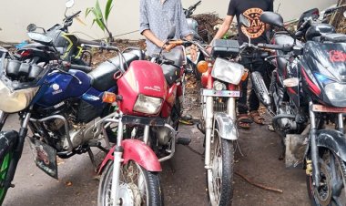 মগবাজারে ৪ চোরাই মোটরসাইকেল উদ্ধার, গ্রেফতার ২