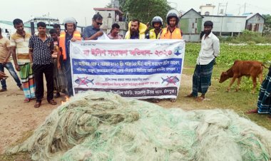 চাঁদপুরে ২১ নৌকাসহ ৪৯ জেলে আটক