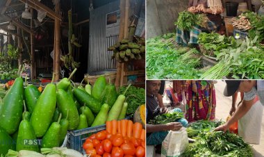 শাকের দাম বেড়ে দ্বিগুণ, সবজির দাম শুনে হতবাক ক্রেতা