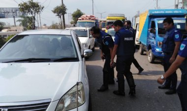 ২৮ অক্টোবর ঘিরে আমিনবাজারে পুলিশের চেকপোস্ট-তল্লাশি