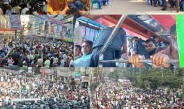 রাস্তায় রাতযাপন, ভোর থেকেই মিছিল নিয়ে সমাবেশস্থলে বিএনপি নেতাকর্মীরা, ঢাকার প্রবেশমুখে তল্লাশি-আটক