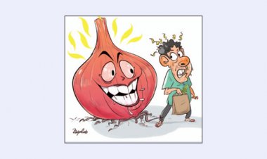 পিঁয়াজ নির্ধারিত মূল্যের চেয়ে ৯৫ টাকা বেশি দামে বিক্রি হচ্ছে