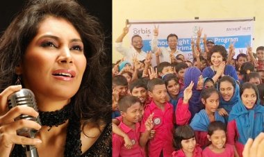 বিশেষ দিনে অসহায় শিশুদের সঙ্গে মেহরীন