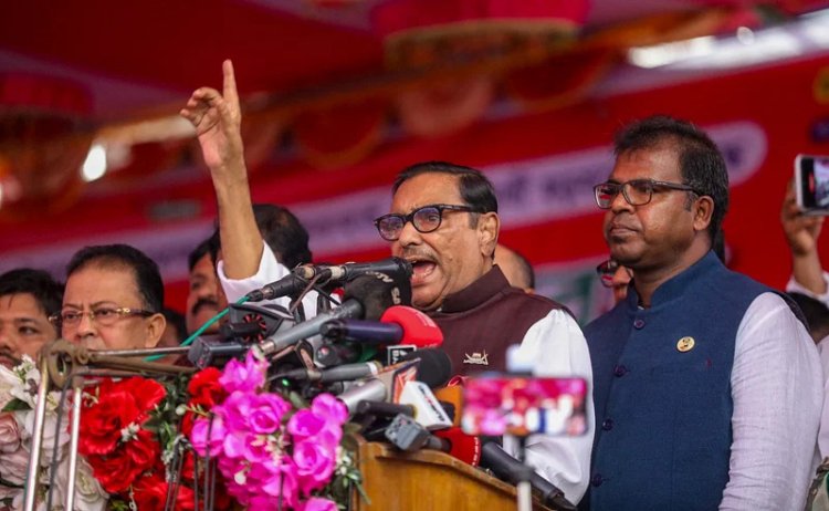 তলেতলে সবার সঙ্গে আপস হয়েছে, যথাসময়ে নির্বাচন: ওবায়দুল কাদের