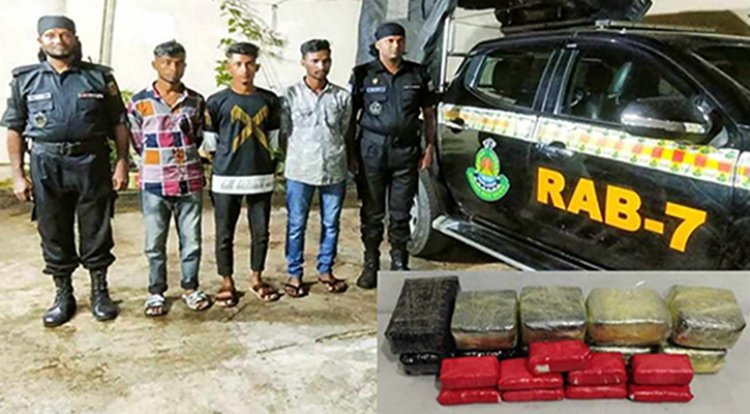 তেলের ট্যাংকে সোয়া লাখ ইয়াবা, গ্রেফতার ৩