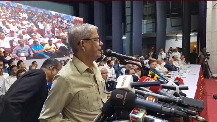 কাদেরের উদ্দেশে মির্জা ফখরুল-দিল্লি কি বলেছে জোর করে নির্বাচন করতে?