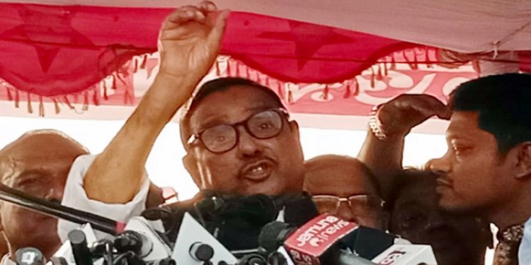 বেশী লাফালাফি করলে মাথায় ইউরেনিয়াম ঢেলে দেব : ওবায়দুল কাদের