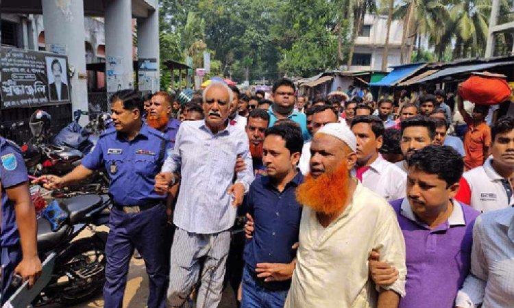 হাজিরা দিতে রাজবাড়ী আদালতে বিএনপি নেতা চাঁদ