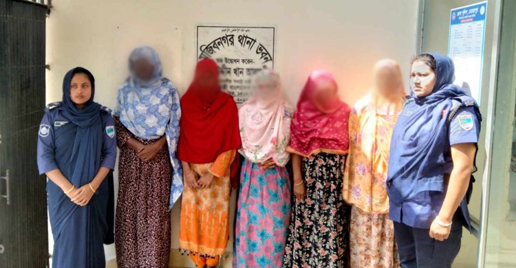 মেহেরপুরে জামায়াতের পাঁচ নারী কর্মী আটক