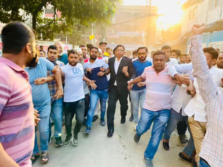 অবরোধে রাজধানীতে বিএনপির বিভিন্ন জোনে নেতাকর্মীদের বিক্ষোভ