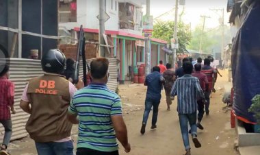 শ্রমিক পুলশের ধাওয়া-পাল্টা ধাওয়ায় গুলিবিদ্ধ ৩
