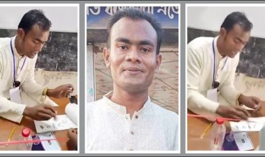 ব্যালট বইয়ে নৌকায় অনবরত সিল মারার ভিডিও ভাইরাল