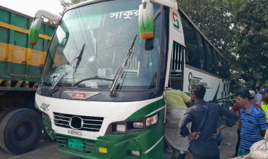 মাদারীপুরে বাস-ইজিবাইক সংঘর্ষে নিহত ১, আহত ৫