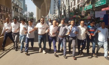 রাজধানীতে যুবদল-ছাত্রদলের মিছিল, ৩ জনকে আটকের অভিযোগ