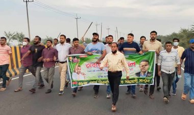  অবরোধের সমর্থনে চট্টগ্রামের বিভিন্ন স্থানে বিএনপির মিছিল