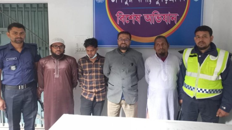 কুড়িগ্রামে বিএনপি-জামায়াতের ৬ নেতাকর্মী গ্রেপ্তার