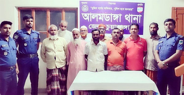 চুয়াডাঙ্গায় বিএনপি-জামায়াতের ১০ নেতাকর্মী গ্রেফতার