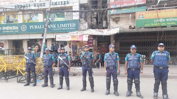 ১২ দিন ধরে তালাবদ্ধ বিএনপি কার্যালয়, পুলিশের সতর্ক অবস্থান
