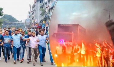 অবরোধ সফল করতে রাজধানীতে বিএনপি ও সহযোগী সংগঠনের মিছিল