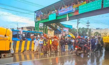 দুই বাসের প্রতিযোগিতায় প্রাণ গেল পথচারীর, নিহত ৩