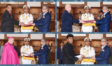 রাষ্ট্রপতির কাছে চার দেশের রাষ্ট্রদূতের পরিচয়পত্র পেশ