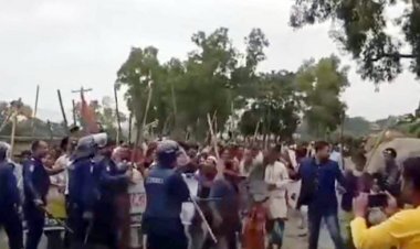 নান্দাইলে বিএনপি-পুলিশ সংঘর্ষ, গুলি, আহত ৩৫