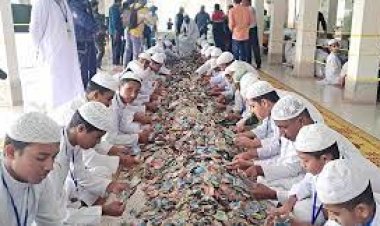 পাগলা মসজিদের ৯ দানবাক্সে মিললো ২৩ বস্তা টাকা, চলছে গণনা