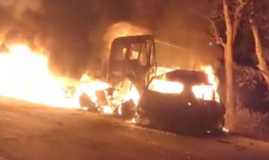 ভারতে দুর্ঘটনার পর গাড়িতে আগুন, দগ্ধ হয়ে নিহত ৮