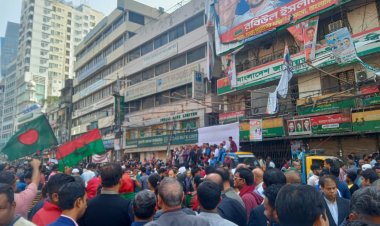 বিএনপির বিজয় র‌্যালি, নয়াপল্টনে নেতাকর্মীদের ঢল