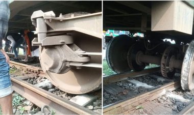 ঢাকা স্টেশন এলাকায় লাইনচ্যুত একতা এক্সপ্রেস