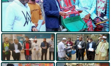 রাজধানীর বিভিন্ন স্পটে জামায়াতের গণসংযোগ ও লিফলেট বিতরণ