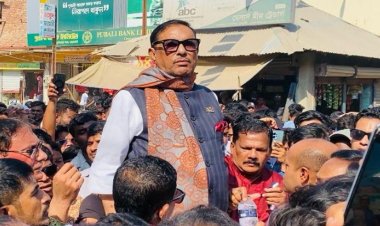 গাজায় ইসরায়েল যা করছে বাংলাদেশে বিএনপি তা করছে : ওবায়দুল কাদের