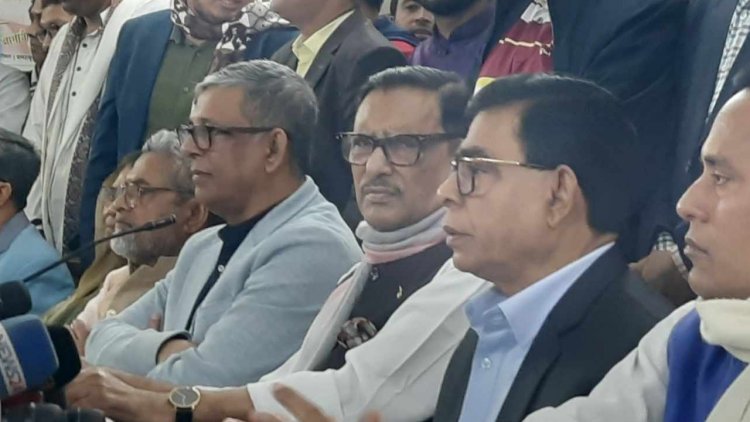 নিরাপত্তা ও উন্নয়নের জন্য বড় হুমকি বিএনপি : ওবায়দুল কাদের