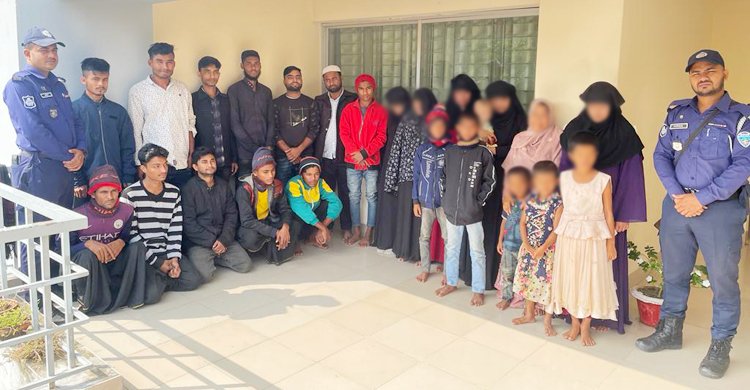 মালয়েশিয়ায় পাচারের সময় ২৪ রোহিঙ্গা উদ্ধার