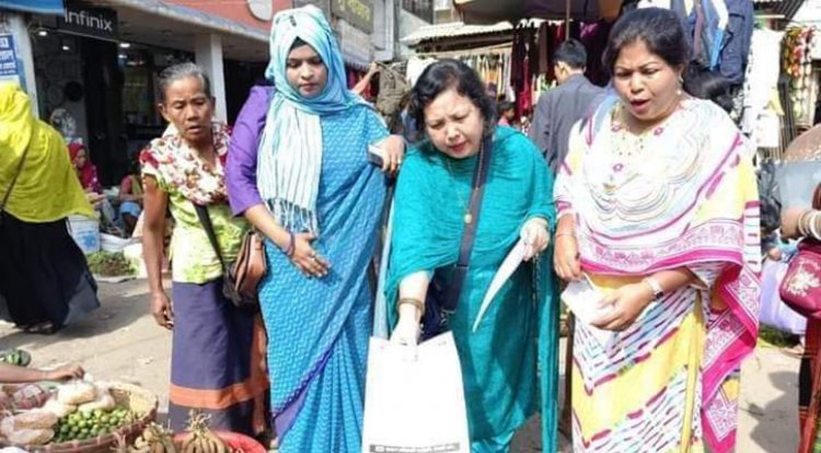 অসহযোগ আন্দোলনের ডাকে খাগড়াছড়িতে বিএনপির লিফলেট বিতরণ
