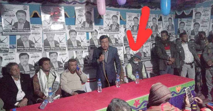 জাপা প্রার্থীর নির্বাচনী প্রচারণায় প্রিজাইডিং অফিসার
