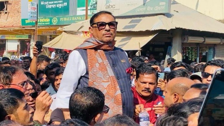 গাজায় ইসরায়েল যা করছে বাংলাদেশে বিএনপি তা করছে : ওবায়দুল কাদের