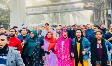 হরতালে রাজধানীতে রিজভীর নেতৃত্বে  মিছিল ও পিকেটিং