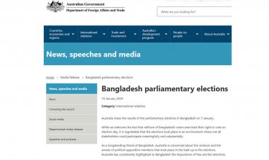 দ্বাদশ নির্বাচনে সব দলের অংশ নিতে না পারা দুঃখজনক: অস্ট্রেলিয়া