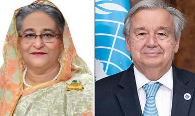 প্রধানমন্ত্রীকে অভিনন্দন জানালেন জাতিসংঘ মহাসচিব