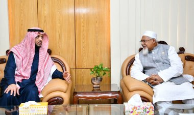 ধর্মমন্ত্রীর সঙ্গে সৌদি আরবের রাষ্ট্রদূতের সাক্ষাৎ