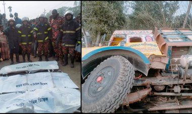  ময়মনসিংহে ট্রাকচাপায় মা-মেয়েসহ নিহত ৩