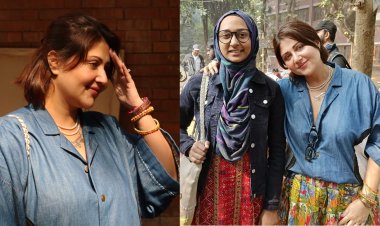 চারুকলা থেকে মাওয়াঘাট, ভক্তদের আবদার রাখলেন স্বস্তিকা