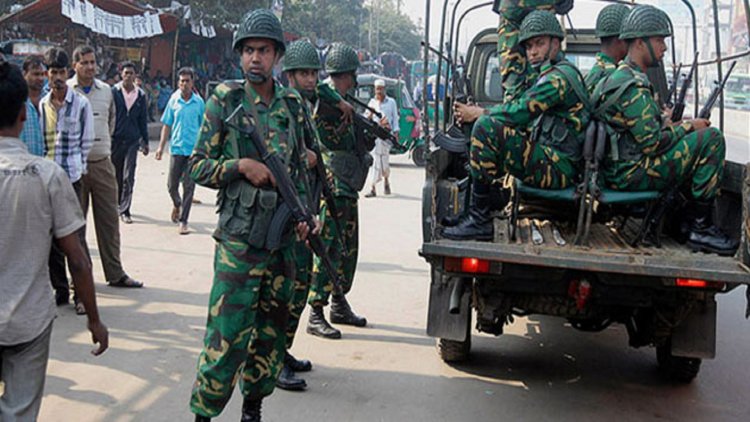 নির্বাচনের মাঠে সশস্ত্র বাহিনী