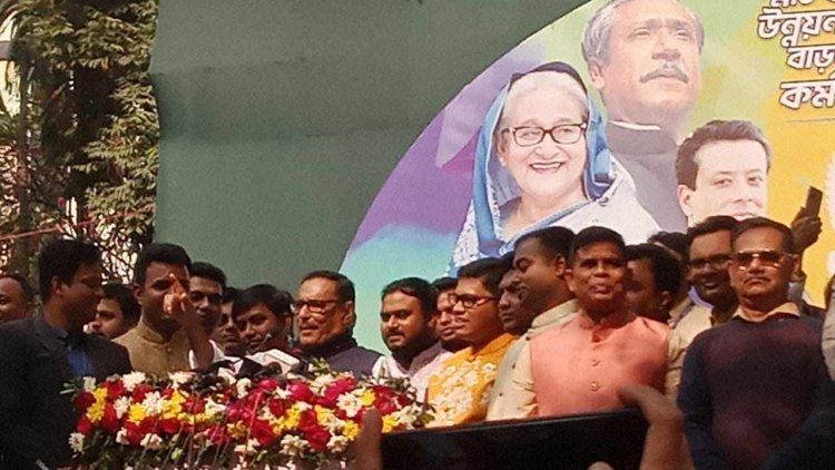 শেখ হাসিনা কোনো বিদেশি শক্তির হুমকি পরোয়া করেন না : ওবায়দুল কাদের