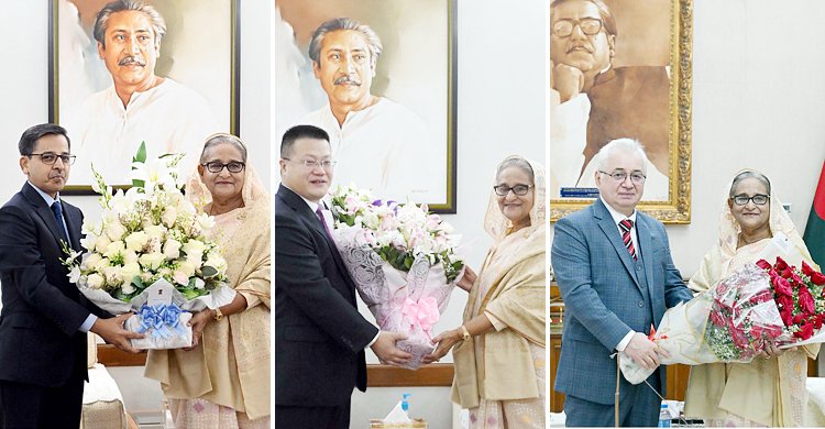 শেখ হাসিনাকে ভারত-চীন-রাশিয়াসহ বিভিন্ন দেশের অভিনন্দন